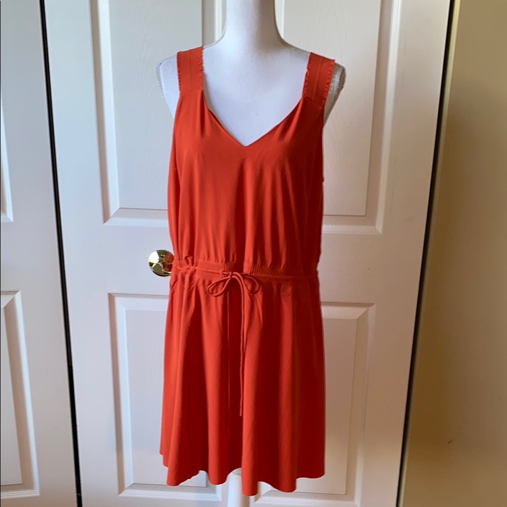 Athleta Vibrant Orange Sundress Dress